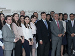 The head of the European Union to Armenia, Ambassador Piotr Switalski with the Students of the Diplomatic School 