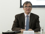 Ambassador of the Swiss Confederation Lukas Gasser at the Diplomatic School of Armenia