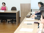 Mrs Satenik Abgarian, Head of MFA legal department, starts the MCT program