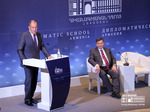 ՌԴ ԱԳ նախարար Սերգեյ Լավրովի դասախոսությունը Դիվանագիտական դպրոցի կազմակերպած հանդիպմանը Մատենադարանում