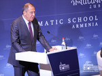 ՌԴ ԱԳ նախարար Սերգեյ Լավրովի դասախոսությունը Դիվանագիտական դպրոցի կազմակերպած հանդիպմանը Մատենադարանում