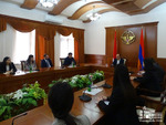 Հանդիպում ԱՀ պետական նախարար Արտակ Բեգլարյանի հետ 