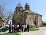 Խմբակային լուսանկար Գանձասարի վանական համալիրում