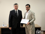 Certificates ceremony at the completion of the training programme for KRG diplomats