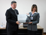 KRG diplomats present a book to the Diplomatic School