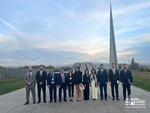 Diplomats from the Kurdistan Regional Government at the Armenian Genocide Memorial