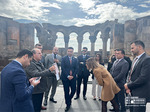 Diplomats from the Kurdistan Regional Government at the Zvartnots Temple