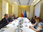 Meeting with Iwona Woicka-Zulawska Deputy Director of the Diplomatic Academy of Poland