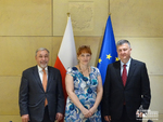 Meeting with Iwona Woicka-Zulawska Deputy Director of the Diplomatic Academy of Poland