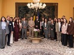 With Peter De Roover, President of the Chamber of Representatives of the Belgian Parliament