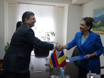 Signing of a Memorandum of Understanding between the Diplomatic School of the RA MFA and Romanian Diplomatic Institute